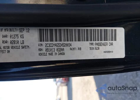 2013 Dodge Challenger Rallye Redline from USA, damaged, VIN 2C3CDYAG5DH520034